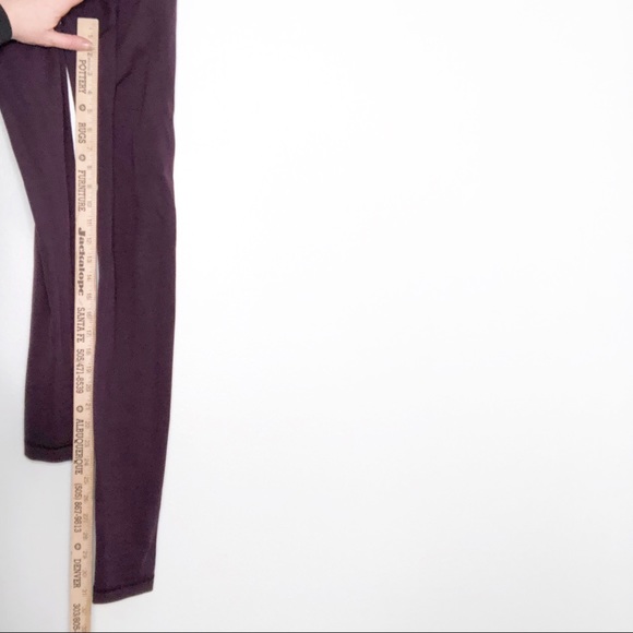 Lululemon High Waist Roll Down Wunder Under Leggings Dark Purple - Picture 15 of 16
